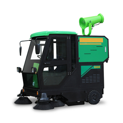 Rozmiar L*WH 2340*1900*2030mm W pełni zamknięty elektryczny pomiatacz podłóg z pistoletem mgłowym