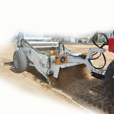 Maksymalna prędkość jazdy 15 km/h Ride-On Beach Cleaning Machine z skid steer loaderami