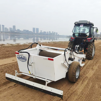 1400 mm szerokość czyszczenia wibrujący ekran maszyna do czyszczenia plaży do usuwania gruzu