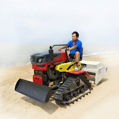 1000mm Plażowy zamiatacz do operacji nadmorskiej Speed Beach Cleaner Ride-On Beach Tractor