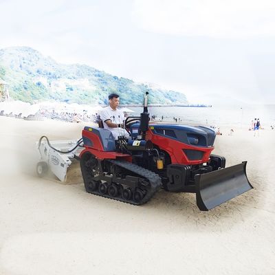 Operacje oczyszczania piasku nad morzem usprawnione za pomocą wycieraczki plażowej o szerokości 1000 mm